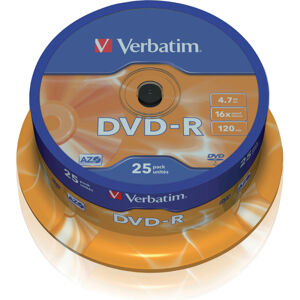 VERBATIM DVD-R 4,7GB 16x 25SP
