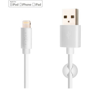 Fixed USB-A/Lightning, 3A, 1m biely