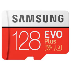 Samsung MicroSDXC 128GB EVO Plus+SD ad