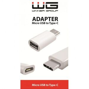 Adaptér WG Micro USB na USB Typ C, biela