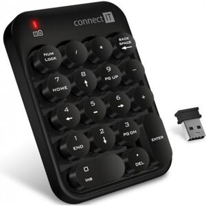 Bezdrôtová numerická klávesnica Connect IT CKB-0071-BK