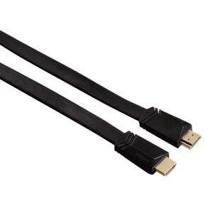 HDMI kábel Hama 122117, plochý, pozlátený, 2.0, 1,5m