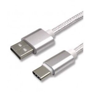 Kábel WG Typ C na USB, 2,1A, 1m, biela