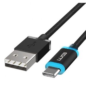 Kábel WG USB Typ C na USB, 1m, LED indikácia nabíjania