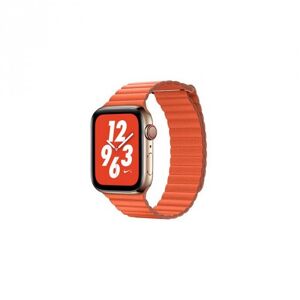 Kožený remienok na Apple watch 38/40/41 mm, Loop, oranžový