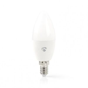 SMART LED žiarovka Nedis WIFILC11WTE14, E14, farebná/biela