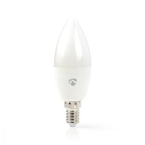SMART LED žiarovka Nedis WIFILW13WTE14, E14, biela